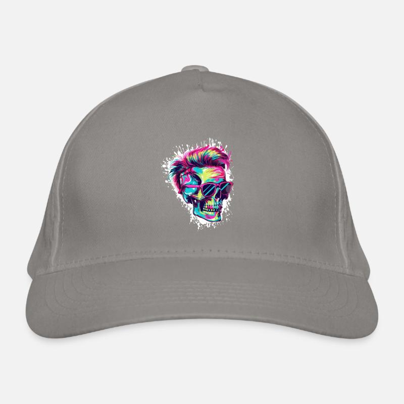 Techno Skull Party Organic Baseball Cap