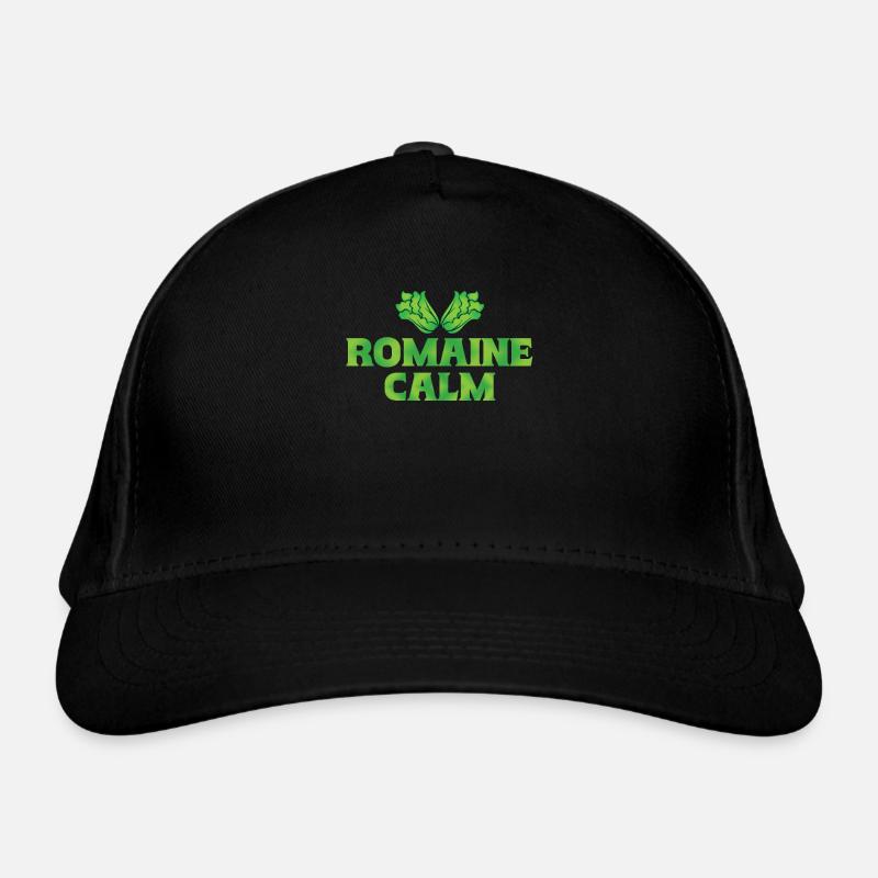 Romaine calme drôle de design végétal Casquette classique bio
