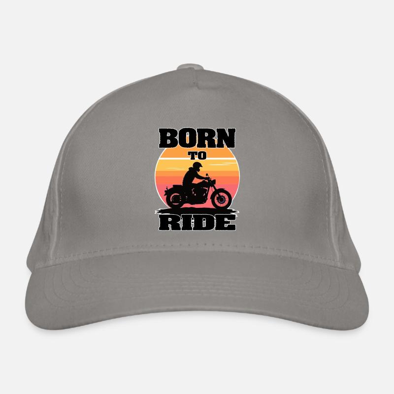 Motorcycle. Bikers born to ride. Organic Baseball Cap