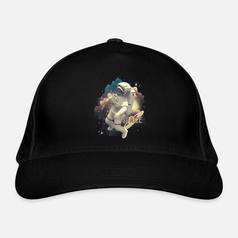 Astronaut in space magic Organic Baseball Cap