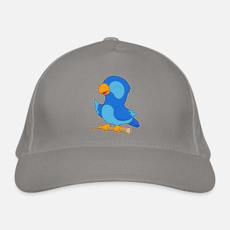 Papagei Ast Bio-Baseballkappe