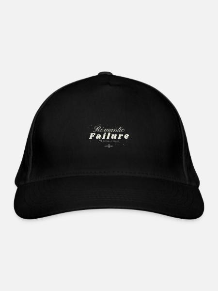 Romantic Failure Anti Valentine - Bio-Baseballkappe - Schwarz