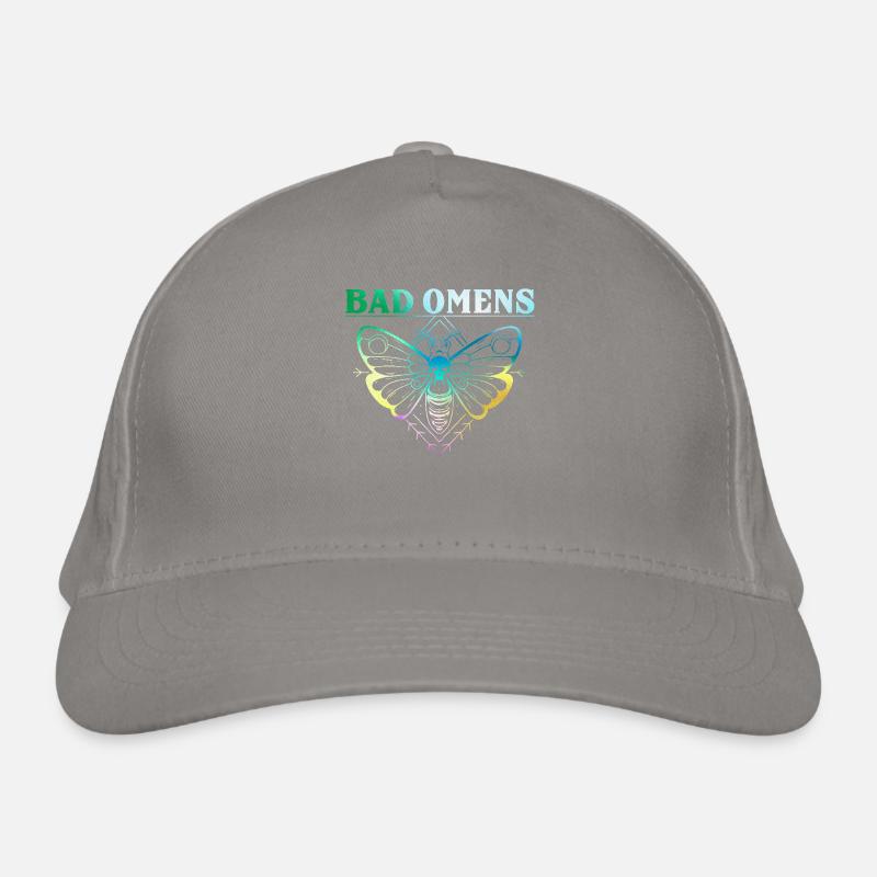 Bad Omens papillon art avec crâne et os croisés Casquette classique bio