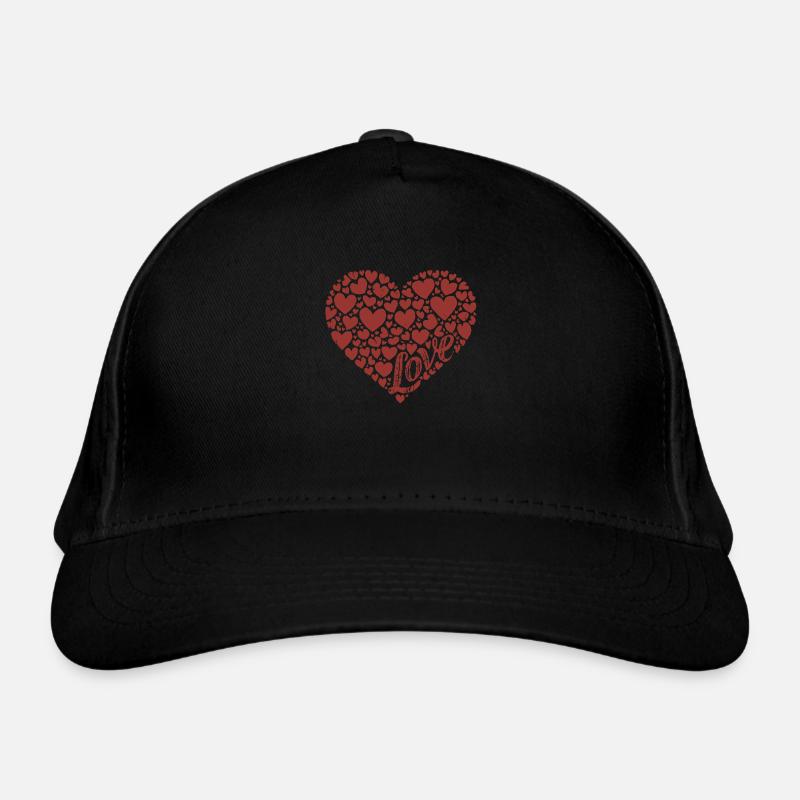 Coeurs d’amour Casquette classique bio