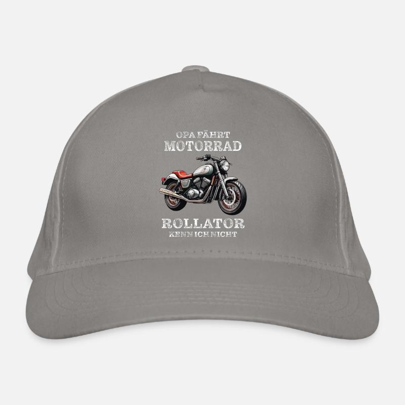 OPA MOTORRAD ROLLATOR KENN ICH NICHT Bio-Baseballkappe