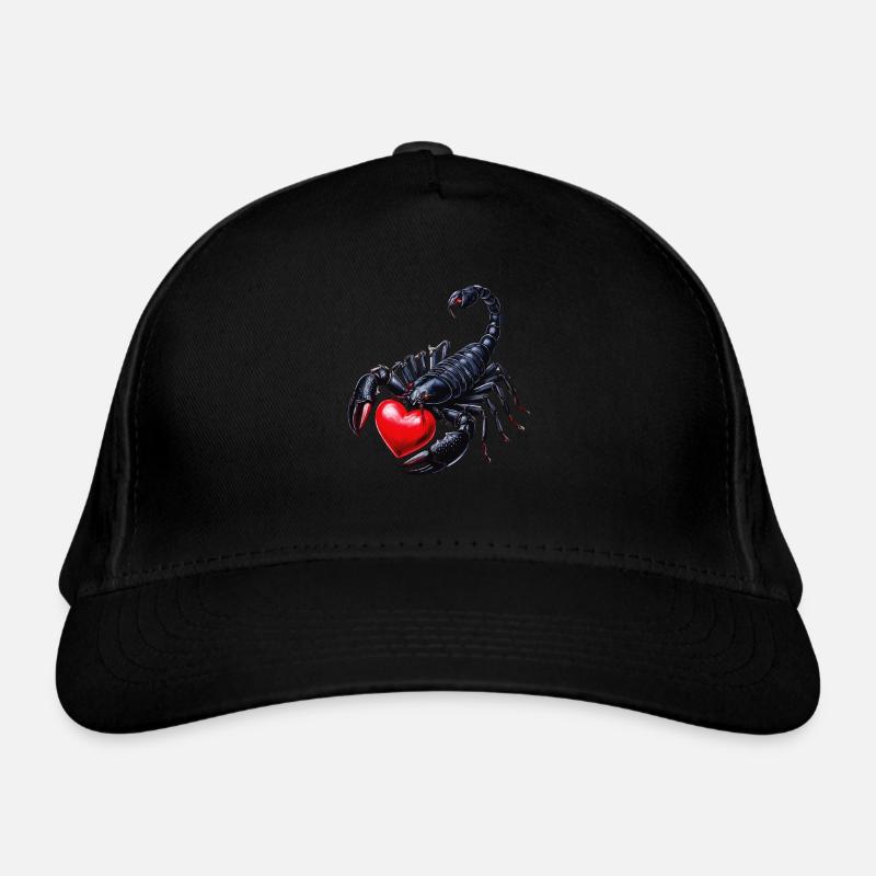 SKORPION HERZ Bio-Baseballkappe