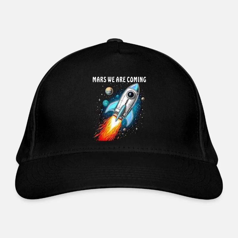 FUSÉE MARS NOUS ARRIVONS Casquette classique bio