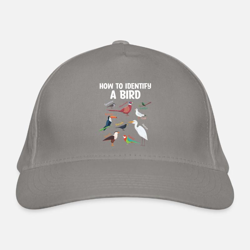 Comment identifier un ornithologue ornithologue Casquette classique bio
