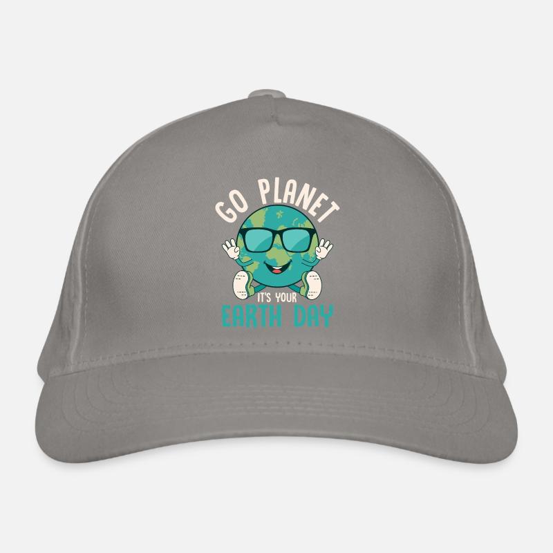 Go Planet It's Your Earth Day Environmental Planet Bio-Baseballkappe