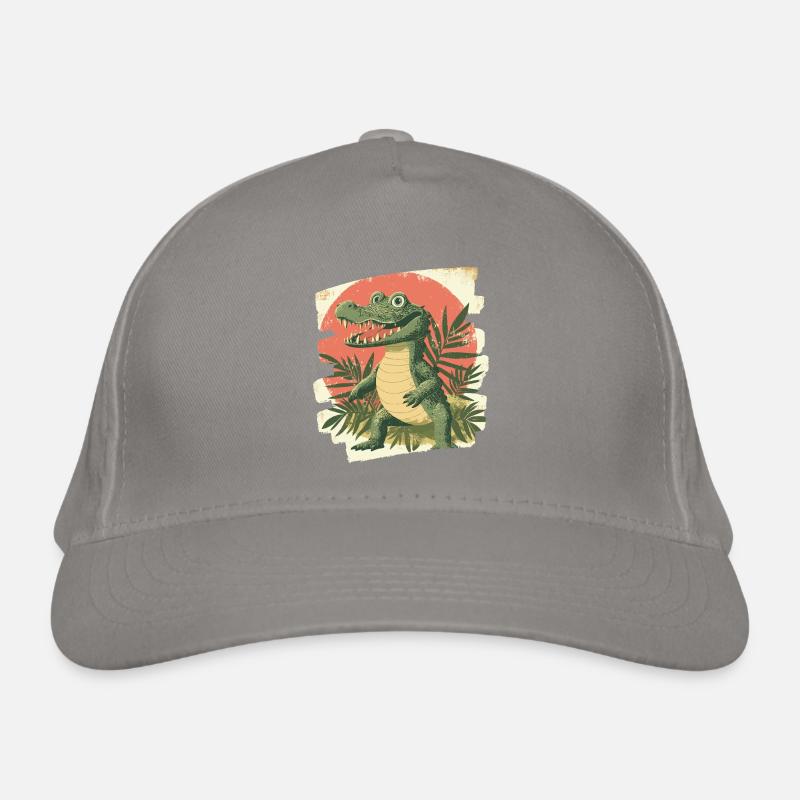 Crocodile Organic Baseball Cap
