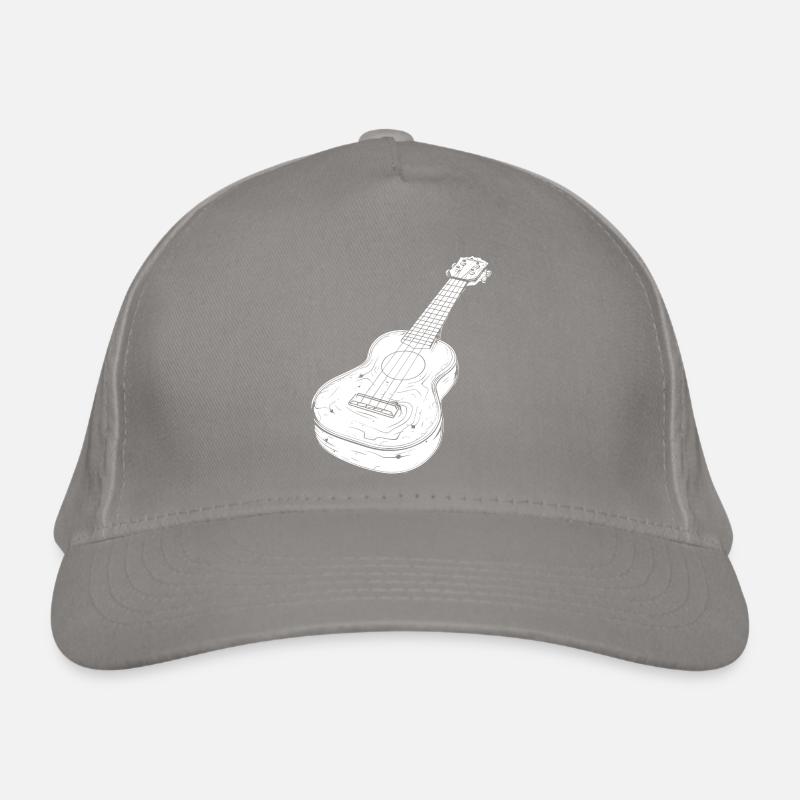 Dessin de ukulélé Casquette classique bio