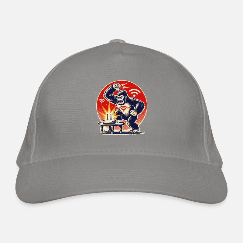 Une mode agressive comme un singe ! Wi-Fi Rage Gorilla Casquette classique bio