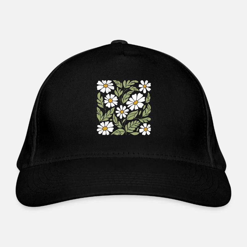 Fleurs de marguerite Casquette classique bio