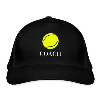 Coach de tennis - Casquette classique bio - noir - Devant