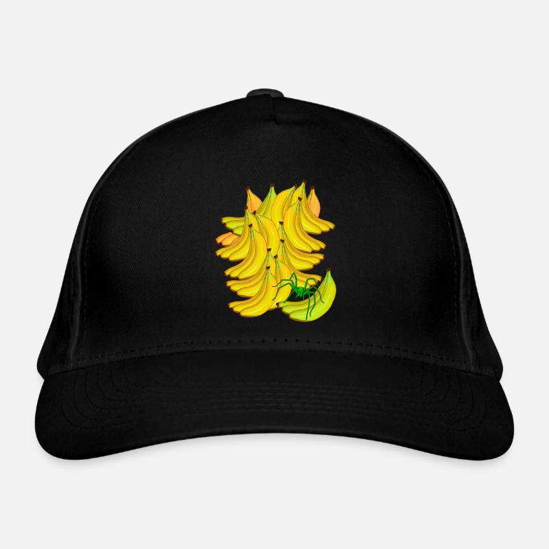 Banana Banana Fruit Exotic Fruit Spider Organic Baseball Cap