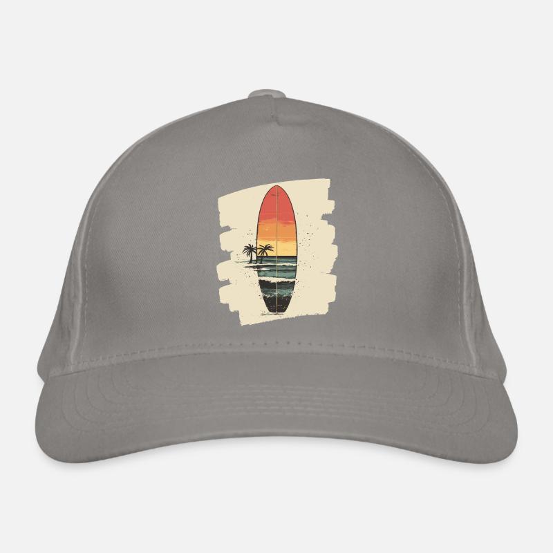Surfboard Organic Baseball Cap