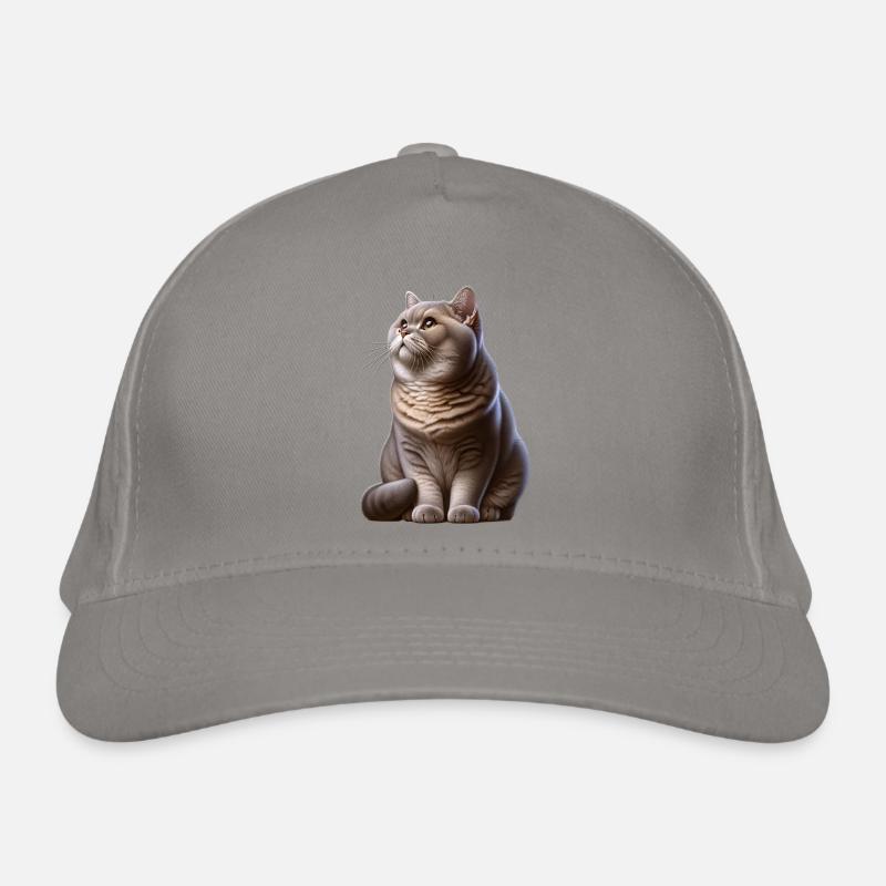 Britisch Kurzhaar Katze Bio-Baseballkappe