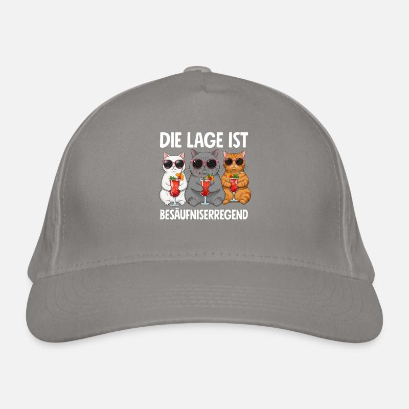 La situation est l’ivresse Casquette classique bio