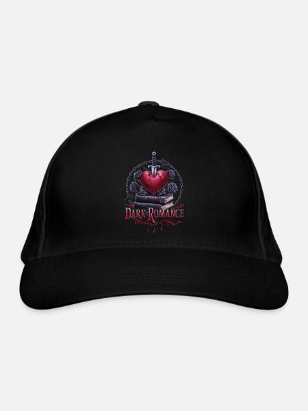 Dark Romance Heartbreak - Bloody Love & Books - Casquette classique bio - noir - Devant