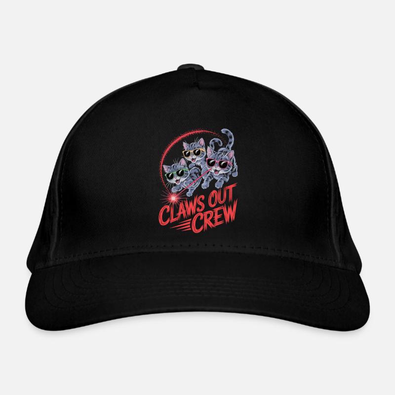 Claws Out – Katzenpower pur Bio-Baseballkappe
