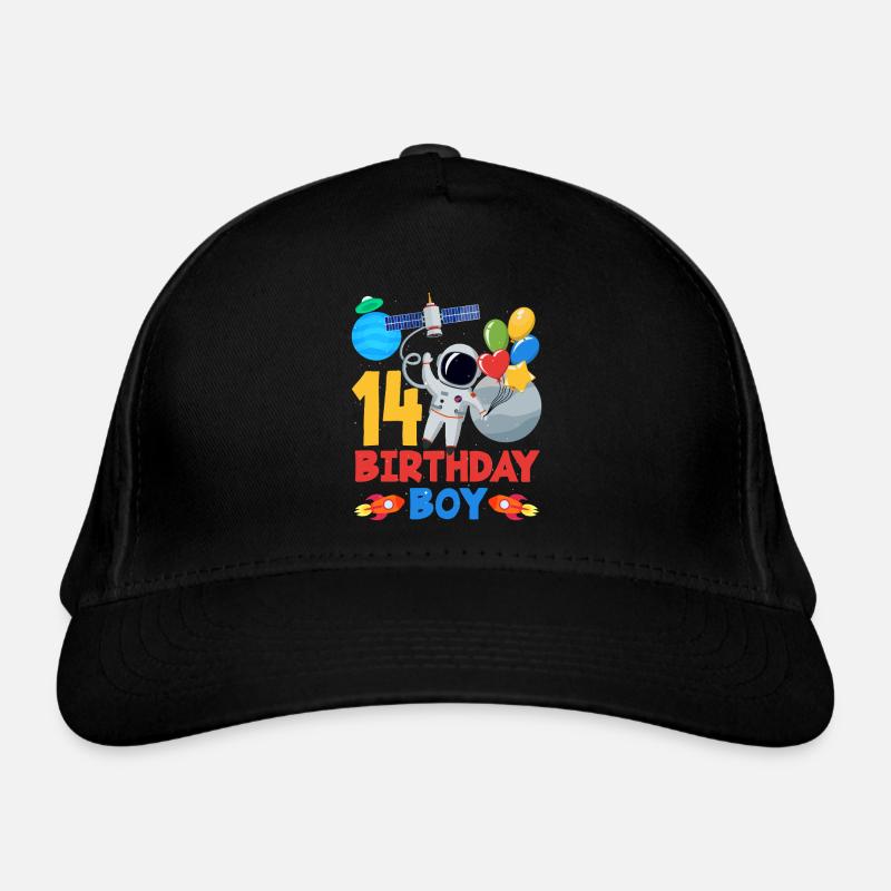14 Anniversaire Garçon Astronaute Aventure Spatiale Casquette classique bio