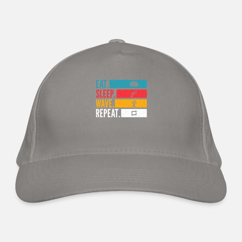 Manger dormir Wave Répéter la danse Design Casquette classique bio