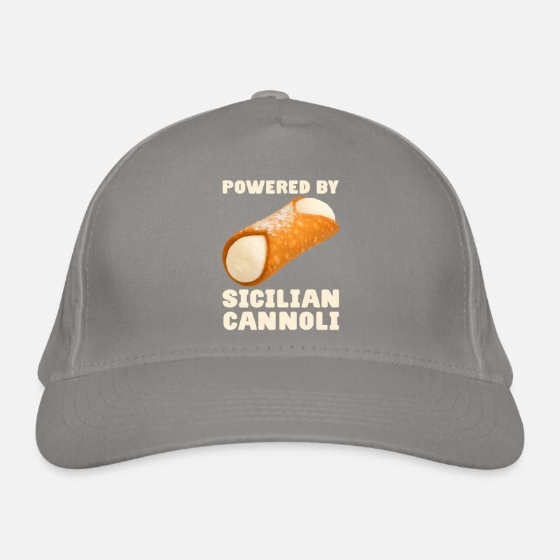 Sicily Cannoli Saying Organic Baseball Cap