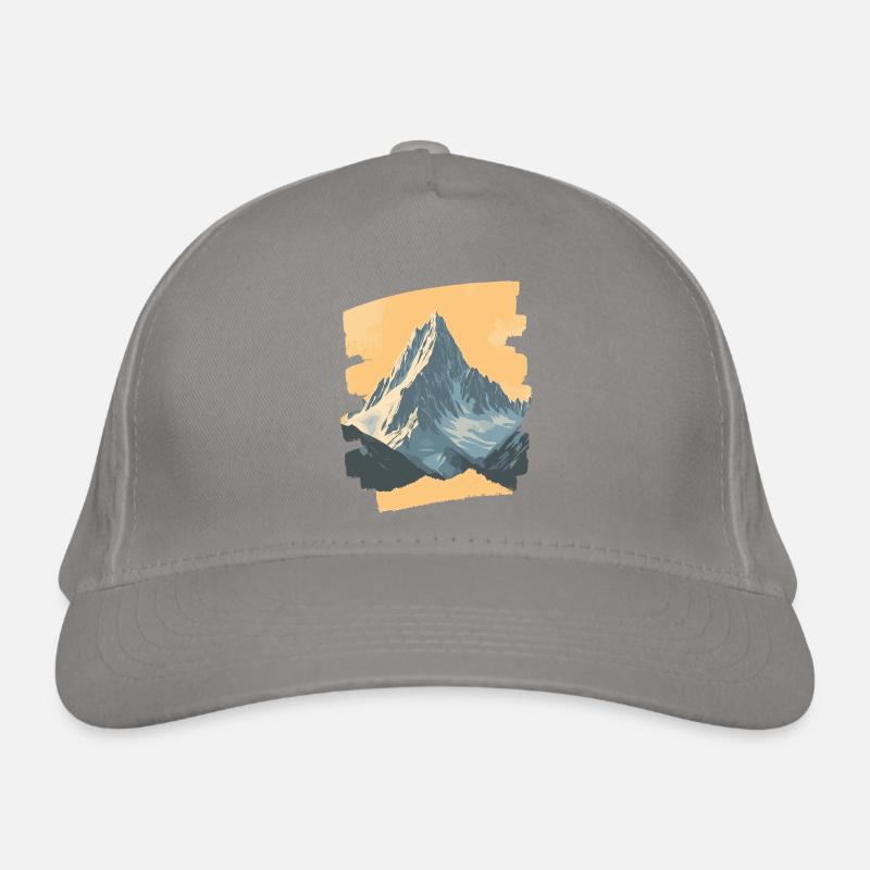 Berge Klettern Kletterer Wandern Bio-Baseballkappe