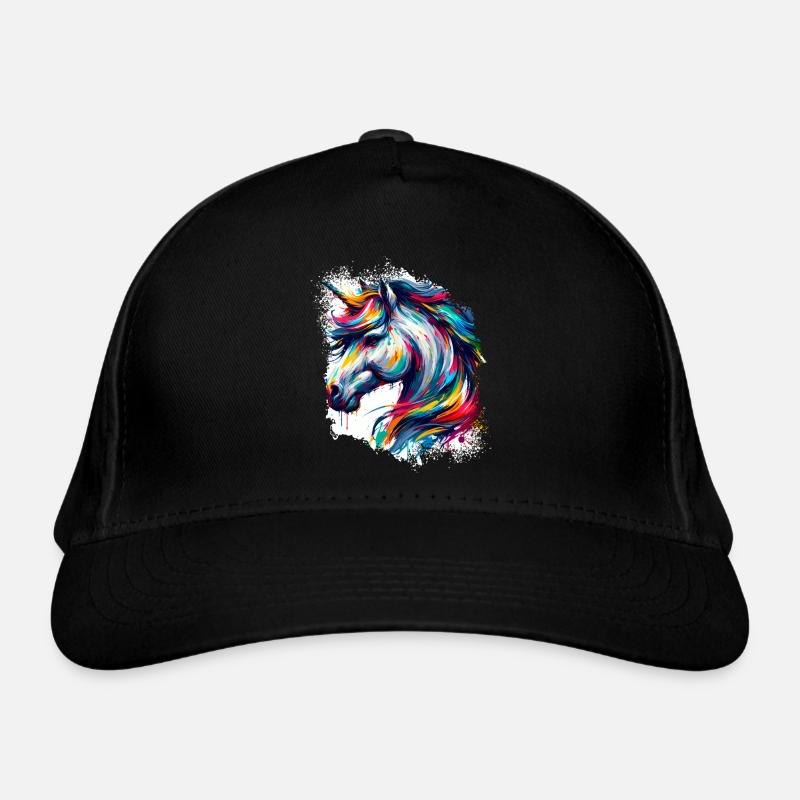 Art coloré de la licorne Casquette classique bio