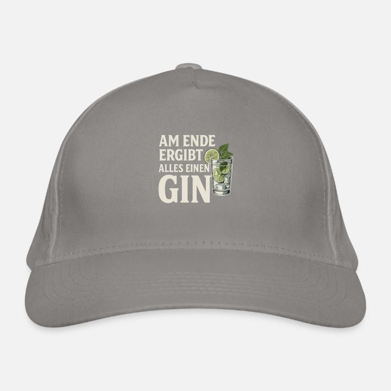 In the end, everything makes a gin Organic Baseball Cap