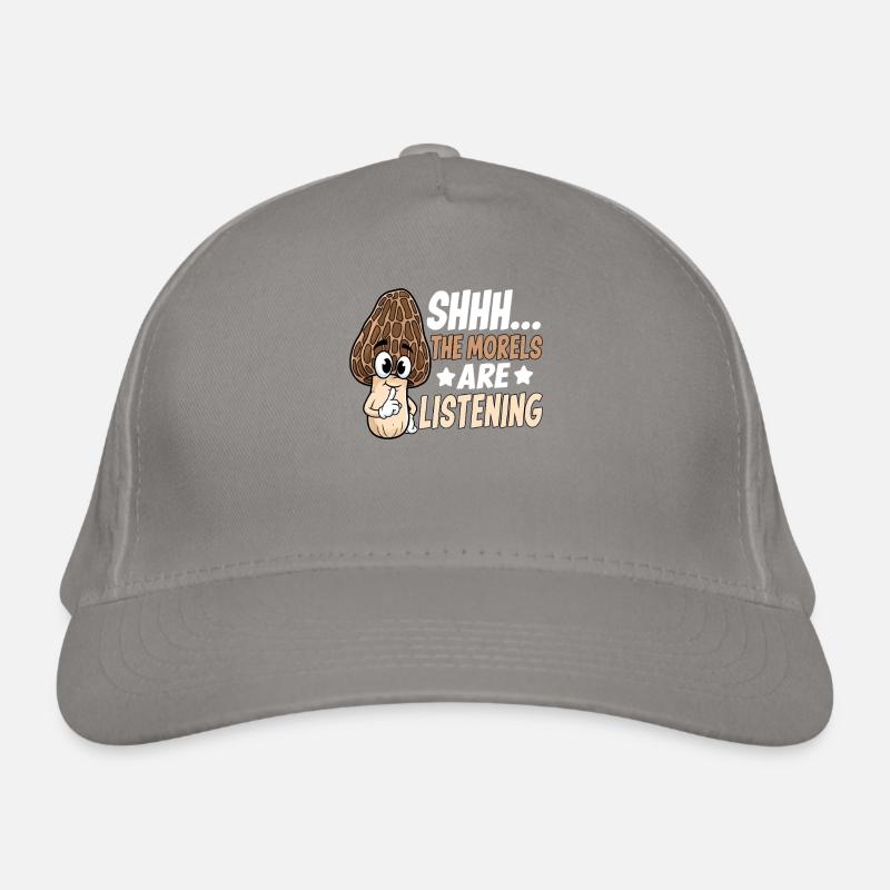 Chut, les morilles sont à l’écoute Casquette classique bio