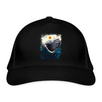 Hungry moment - Organic Baseball Cap - black - Front
