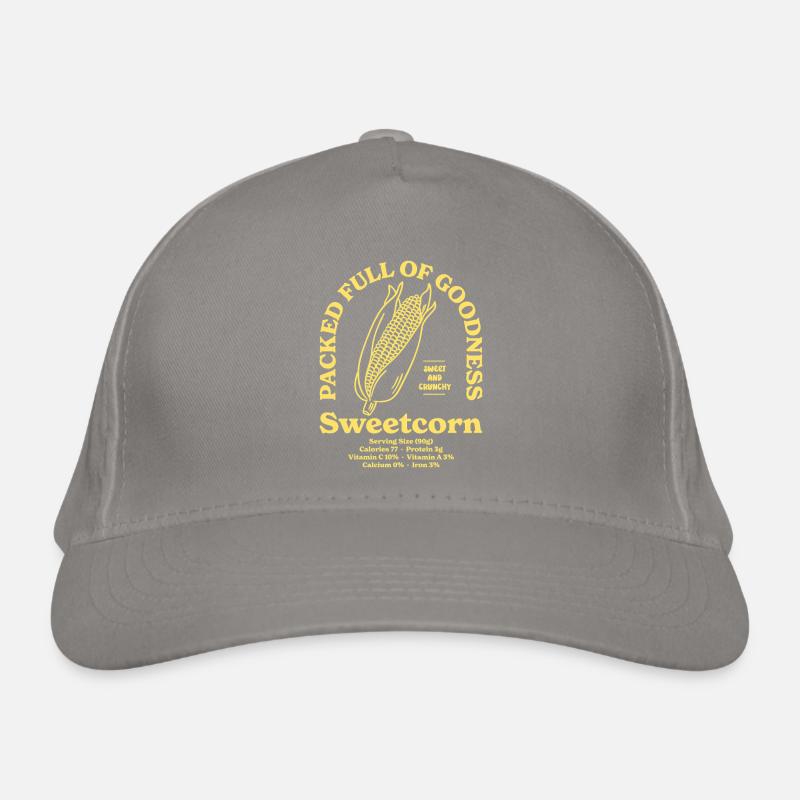 Sweetcorn Nutritional Organic Baseball Cap