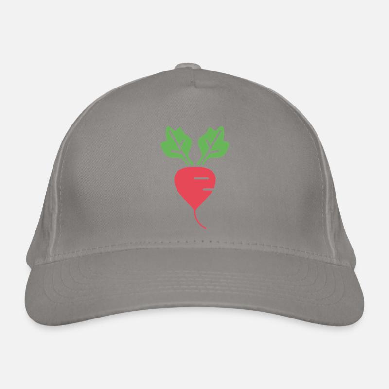 Radieschen Bio-Baseballkappe