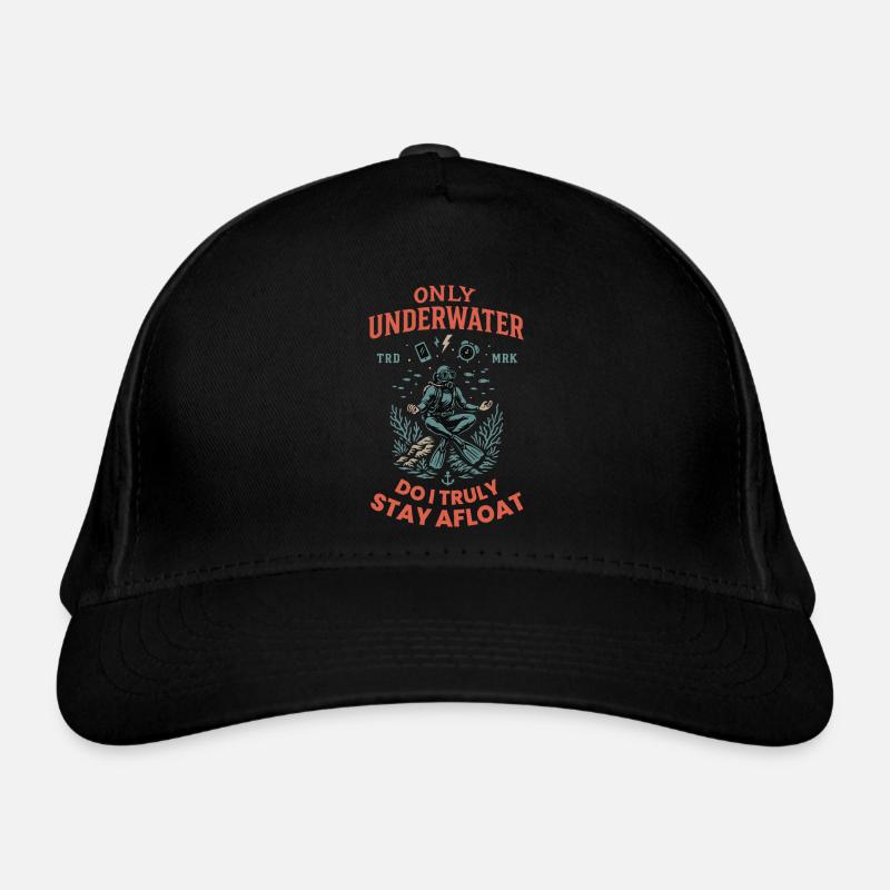 Only Underwater Do I Truly Stay Afloat Bio-Baseballkappe