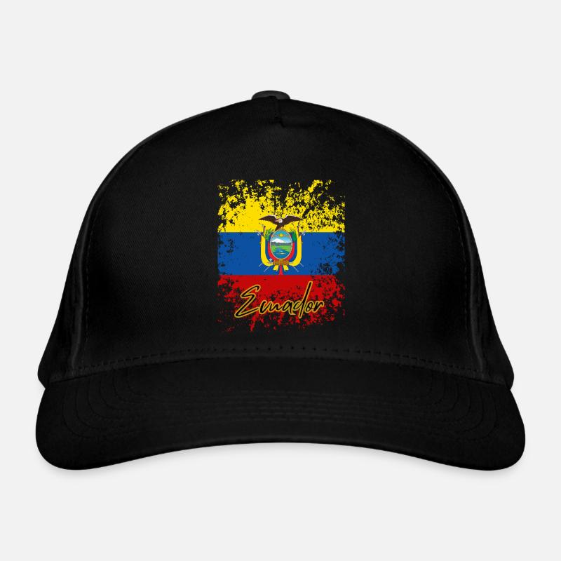 Ecuadorian pride, flag of Ecuador Organic Baseball Cap