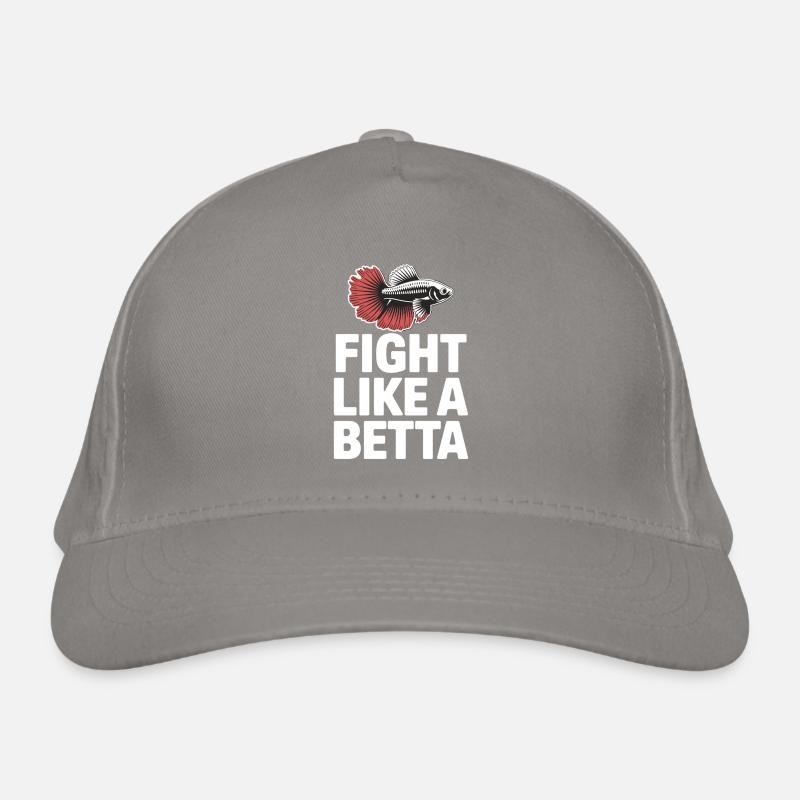Combattez comme un bêta - Design de poisson amusant Casquette classique bio
