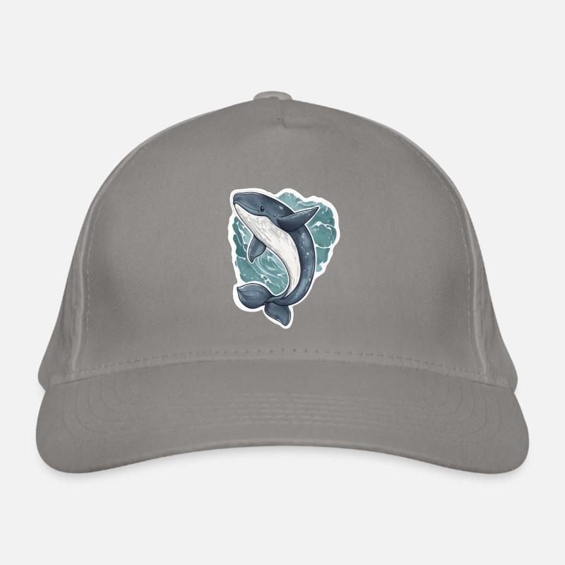 whale Organic Baseball Cap