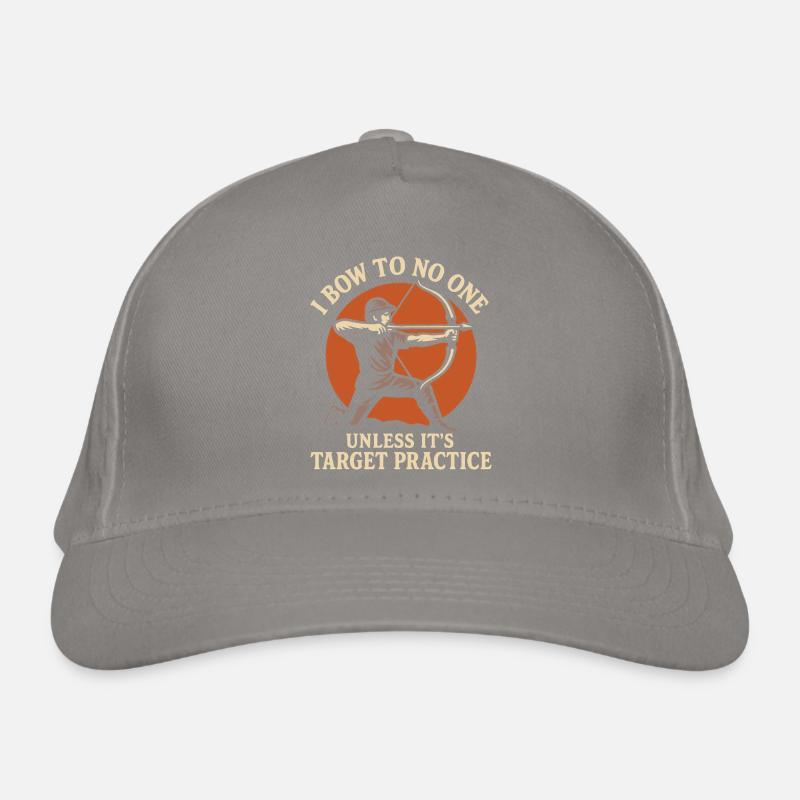 I don't bow to anyone funny Organic Baseball Cap