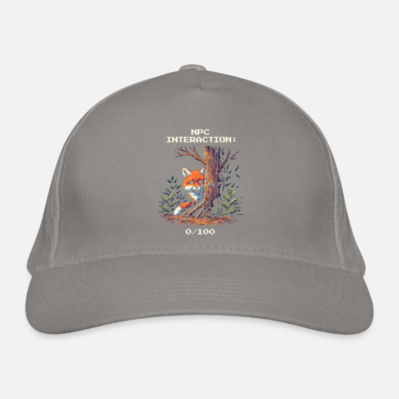 NPC Interaction: 0/100 | Introversion humor Organic Baseball Cap