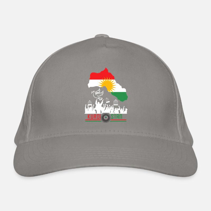 Kurdish flags with Kurdistan Kurd Organic Baseball Cap