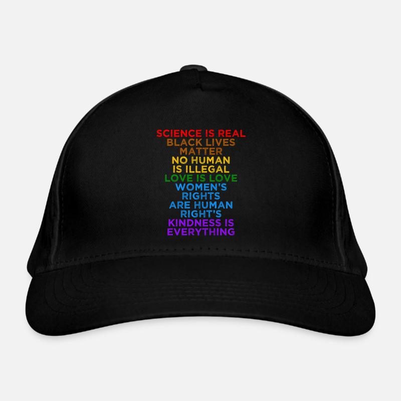 Social Justice Love Equality Human Rights  Organic Baseball Cap