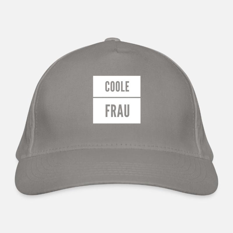 Coole Frau Bio-Baseballkappe
