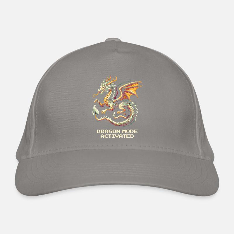 Dragon Mode Enabled | Fantasy RPG Pixel Art Organic Baseball Cap