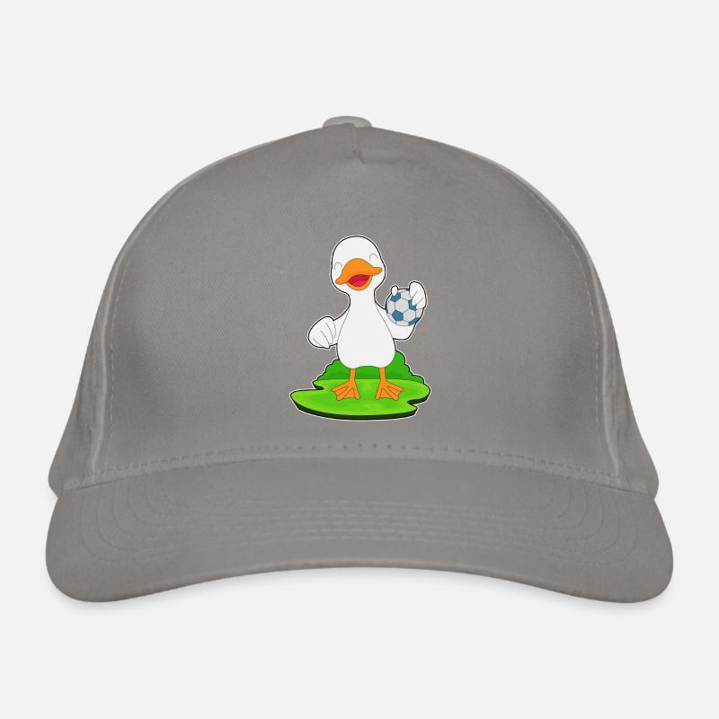Duck Handball Player Handball Organic Baseball Cap