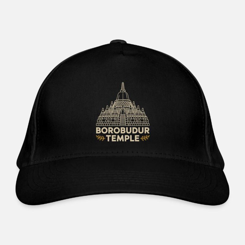 Borobudur Tempel Bio-Baseballkappe