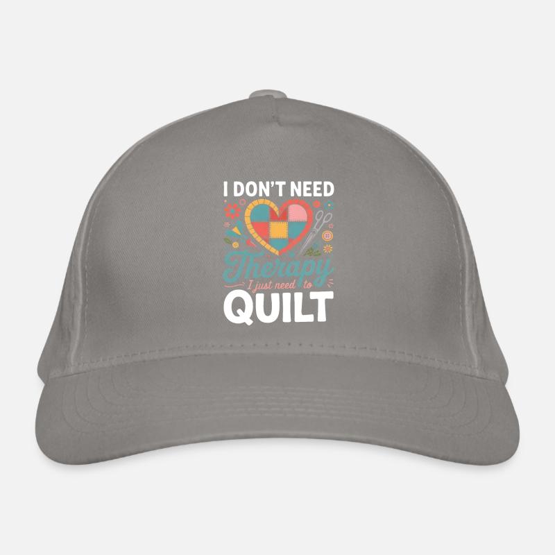 Patchwork Heart Therapy Quilt Organic Baseball Cap