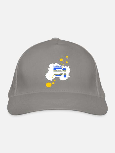 The Marne 51 - Organic Baseball Cap - light grey - Front