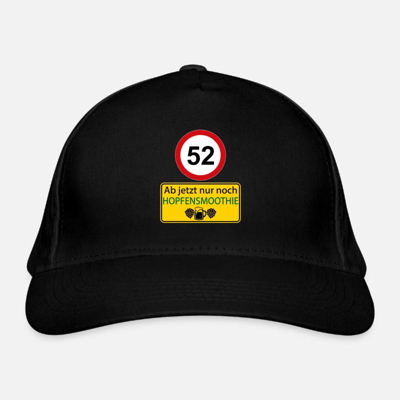 52 Ab jetzt nur noch Hopfensmoothie Bio-Baseballkappe