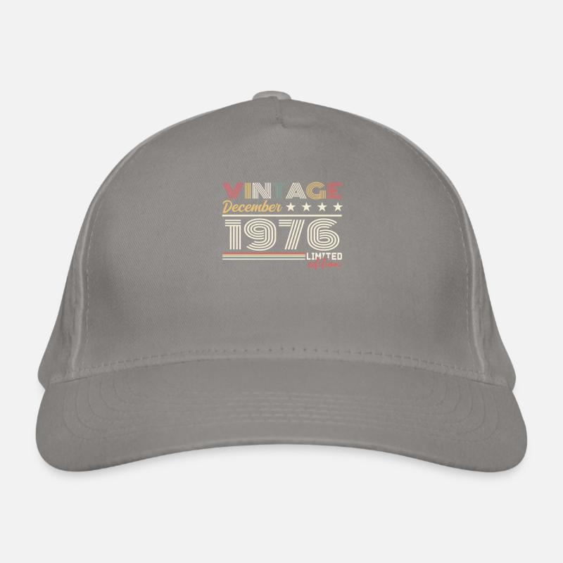 Geschenk Dezember 1976 Bio-Baseballkappe